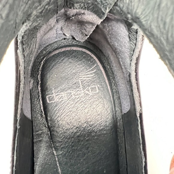 Dansko Women's Black Cut-out Ankle Leather Bonita Boots Sz. 7.5 - Picture 8 of 9